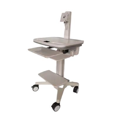 China Chinese Computer Cart Height-Adjustable Mobile Monitor Cart Integrated Medical Computer Cart for sale