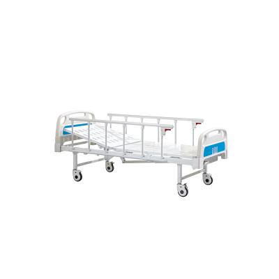 China Crank Manual Hospital Bed One Bed Hospital Bed Medical Patient Bed for sale