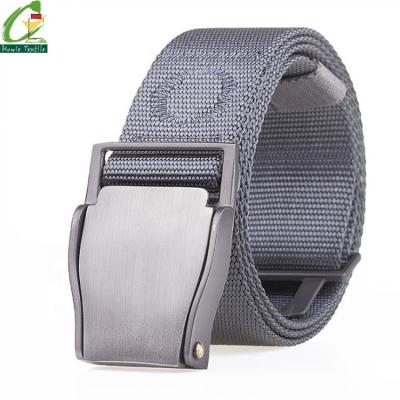 China Pattern Durable Zinc Alloy Heat Bead Buckle Walk Training Transfer Belt for sale