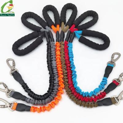 China Competitive Low Price Padded Durable Pet Gadget Hands Free Stretcheable Bungee Dog Leashes for sale