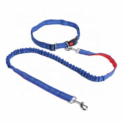 China China Supplier Private Label Padded Spring Leath Waist Leash For Dog for sale