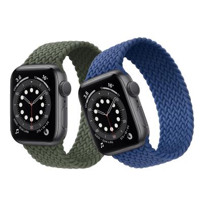 China 38Mm 42Mm 44Mm Elastic Braided Wrist Smart Watch Band And Accessories 45Mm For Apple Watch I Band for sale