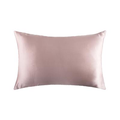 China Free Sample New Design Night Style Viable Custom High Quality White Pink Envelope Silk Pillowcase for sale