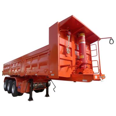 China Tractor de 3 ejes de gran capacidad, descargable, semirremolque para transporte de carbón de 50 a 80 toneladas de carga en venta