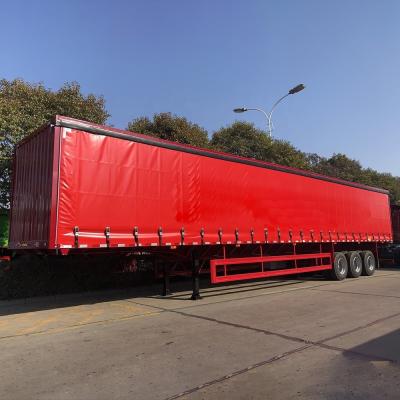 China 13750*2550*3850mm CIMC HUAJUN 3 Axles T700/Q345 Steel Cargo Transport Box Trailer 2021 for sale