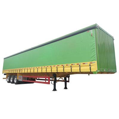 China 50 Ton Capacity Thailand Style 40ft Flatbed Container Trailer for Dry and Light Cargo for sale