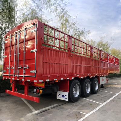 China Semi-remolque de carga de 60 toneladas para el transporte de carga por CIMC HUAJUN en venta