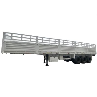 China Customers Optional CIMC HUAJUN Semi-Trailer for Strong Fence Trailers 60tons 80tons for sale