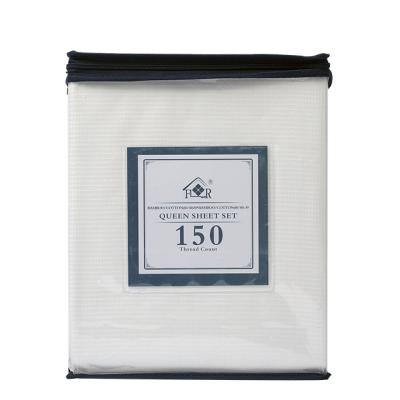 China Hot Selling Good Quality Anti-bacteria 150TC Cotton Bedding Bamboo Sheet Set For Retail Sales And Wholesale for sale