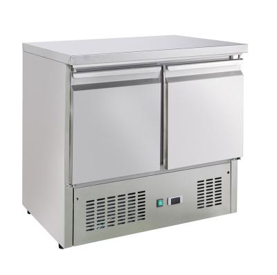 China Double Door 200L Static Cooling Under Counter Freezer With Fan , 900 x700x890 for sale