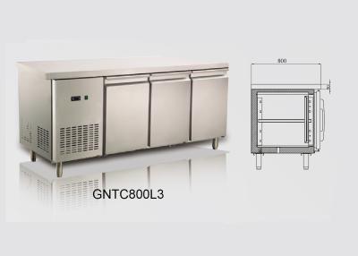 China _ High Efficiency 490L Three Doors Ventilated Cooling Back Bar Refrigerator , 2018x800x850 zu verkaufen