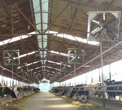 China Cooler Galvanized Sheet Cowshed / Dairy Farm Hanging /cattle Farm Ventilation Exhaust Fan for sale