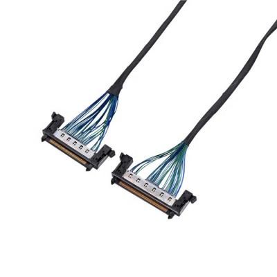 Chine L'affichage à cristaux liquides adapté aux besoins du client de 20pin 30pin câble l'Assemblée du câble coaxial de liaison LVDS d'ordinateur portable à vendre