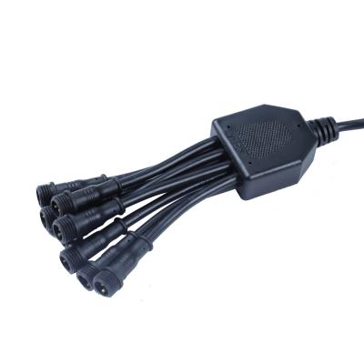 중국 Y Shape Wiring Waterproof Connector Cable IP67 for Outdoor LED 판매용