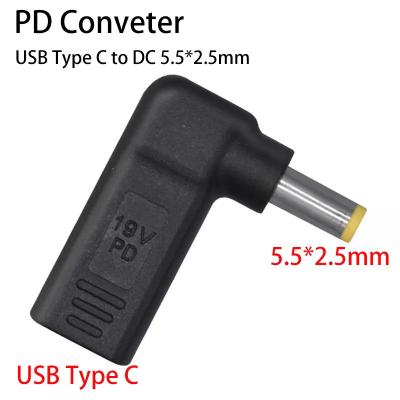 中国 DC 5525 オス コンバーター PD デコイ スプーフ トリガー プラグ ジャックへの USB タイプ C メス 販売のため