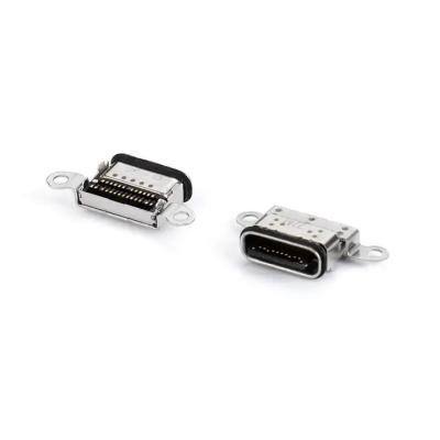 중국 SMT USB C Female Connector 24 Pin Double Row Waterproof IPX8 판매용