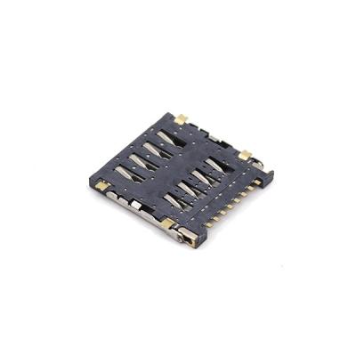 China tipo micro tenedor de 8P SIM Tarjeta Enchufe Conector Voltear en venta