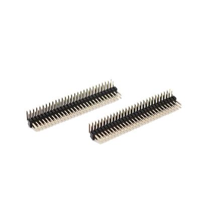 China 90 Graad 1.27mm de Onderdompeling Pin kop Connectors Double Row ROHS van Hoogtepcb Te koop