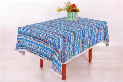 China Delicate Layout Custom Printed Tablecloths Full Sizes With ISO9001 Certification for sale