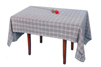 China Soft Touching Checkered Table Cloth Square Shape For Household Parties for sale