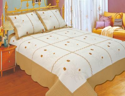 China Leaf Pattern Embroidery Quilt Kits With High Standardized Production Line for sale