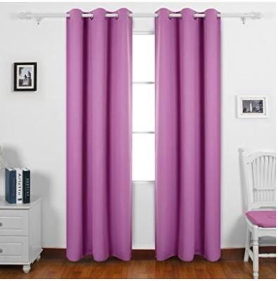 China Durable Custom Window Curtains Three Sides With 1cm Folded Border Technics  for sale