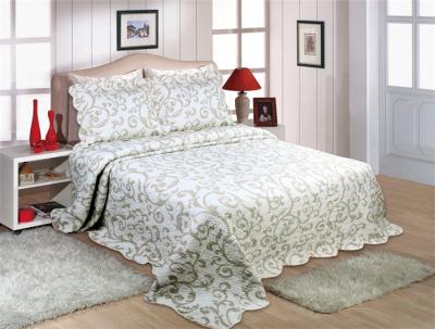 China Customized Graphic Printed Quilt Set King Size 260x280cm / 1 + 50x70cm / 2 for sale