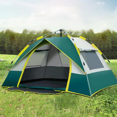 China Straight Tying Type New Camping Tents Automatic Quick Setup 2-4 Person Outdoor Portable Easy Beach Tents for sale