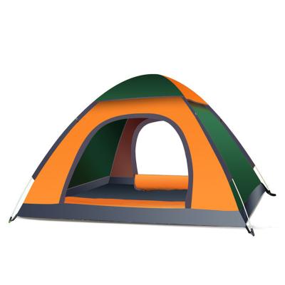 China Straight tying type large luxury inflatable 4-6 people purchase automatic family large waterproof outdoor camping tent for sale for sale