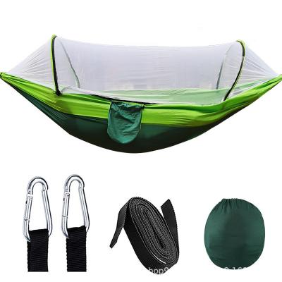 China 2023 wholesales wholesales nylon portable swing parachute camping tent hammock adult custom outdoor hanging nylon bed for sale