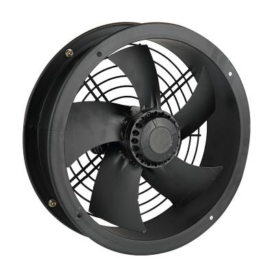 China Hotels Manufacturer 500mm Industrial Metal Ventilation 220v Axial Tube Fan for sale