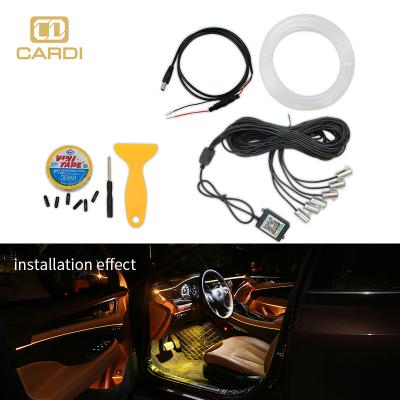 China Car Factory Supply Various Size Decorative Light Reasonable Price Car Led Floor Foot Strip Light for sale