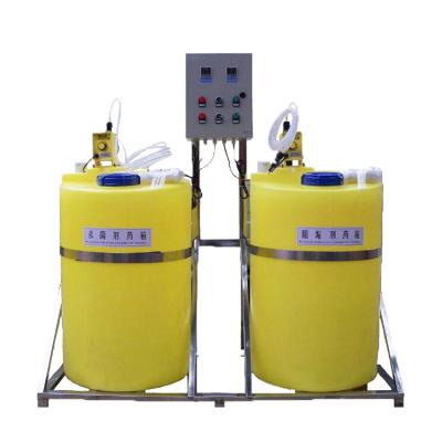 China Automatic Sewage Water Treatment Chemical Dosing System Dosing Machine And Equipment With PH Controller Dosing Pump for sale