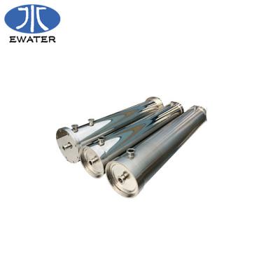 China Hotels 4040 Stainless Steel 8040 RO Membrane Housing for sale