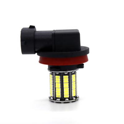 China Automotive Industry New Universal H11 H8 12v 24v 3014 Amber RED 108smd Car Led Light for sale