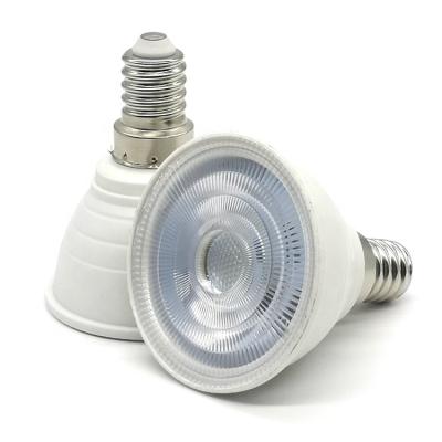 China Office factory manufacturing 60mm 38 degree 6500K 2700k E14 led spotlight bulbs for sale