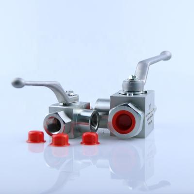 China High Hydraulic System Controls Hydraulic Pressure KHB3K Three Way Hydraulic BALL VALVE for sale