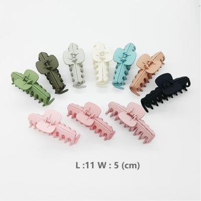 China Custom Big Jaw Shark Hair Claw Clip Accessories Multi Color Soft Hot Selling Rectangular Carbon Hair Claw Clips for sale