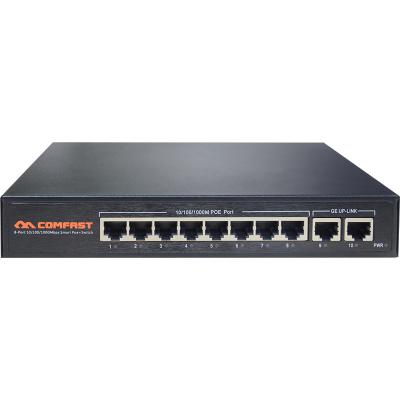 China POE Poe Switch Ethernet Switch 8 Ports Layer 2+ POE Gigabit Ethernet Switch CF-SG181P for sale