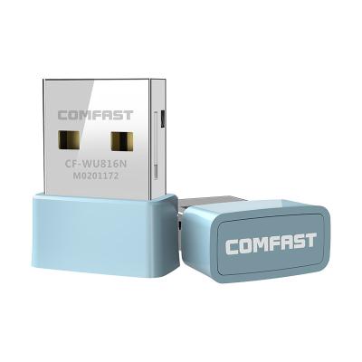 China Comfast CF-WU816N LAPTOP mini usb wifi adapter 150mbps wifi 2.4GHz rate USB 2.0 wireless left network driver free wifi card dongle for sale