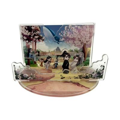 China Customization service welcomed high quality wholesale custom made cheap tabletop ornament acrylic custom animation brand for sale