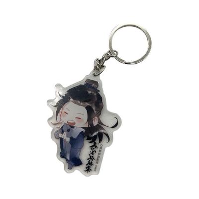 China Factory Price Plastic Manufacturer Supplier Eco-Friendly Animation Custom Acrylic Key Chain for sale