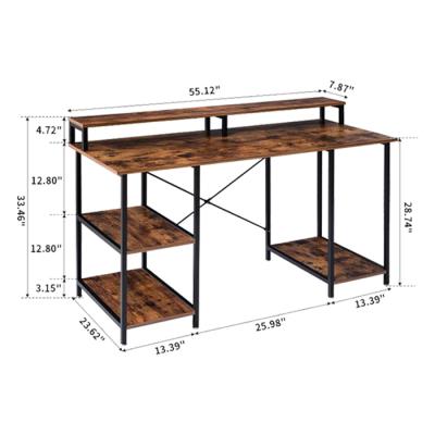 China (Size)Adjustable Modern Ergonomic Solid Wood Wooden Writing Study Workstation Student PC Executive Computer Desks For Sale for sale