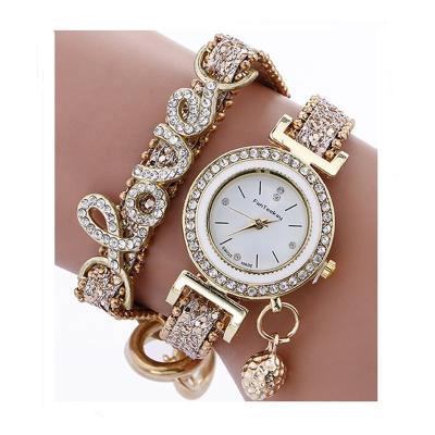 China DIVER Women Bracelet Watches Ladies Alloy Strap Rhinestone Quartz Wrist Watch Fashion Watch Jewelry Set Luxury for sale