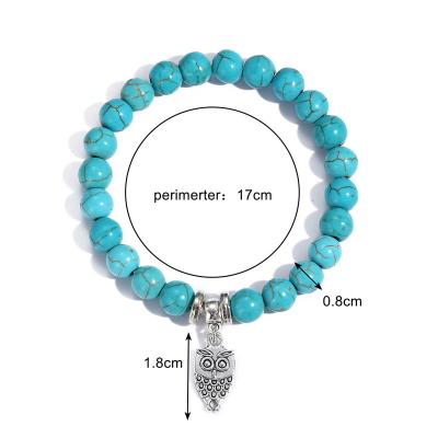 China FASHIONABLE Factory Personalized Fashion Jewelry Bracelets Beaded Women's Bracelets Turquoise Bohemian Bracelet for sale