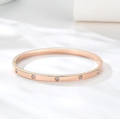 China 18k gold titanium steel bracelet Fashion Hot-selling Mantianxing female bracelet for sale