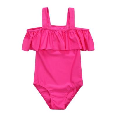 China 2023 Breathable Custom Kids Swimsuit Girls Swimsuit Sexy One Piece Swimwear For Kids Girls for sale