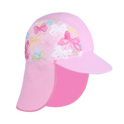 China Sweegentle Breathable Baby Sun Hat For Girls Children Boys UPF 50+ Sun Protective Hat Infant Neck Cap for sale