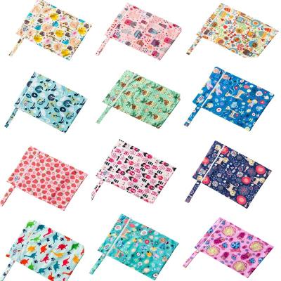 China 2023 New Water Resistant Baby Wet Bags Set Reusable Baby Swimming Diaper Bags With 2 Swimming Diapers for sale