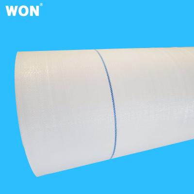 China Greenhouse WON Greenhouse White High Reflective Woven Weed Mat Greenhouse Life Of 10 Years Type White Grass Cloth for sale